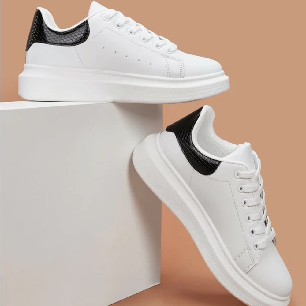 Snake Skin Sneakers